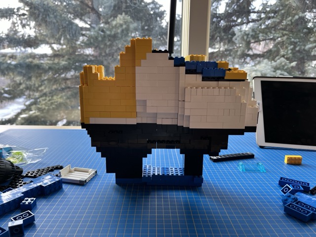 LEGO shoe built and designed by Jordan Ng